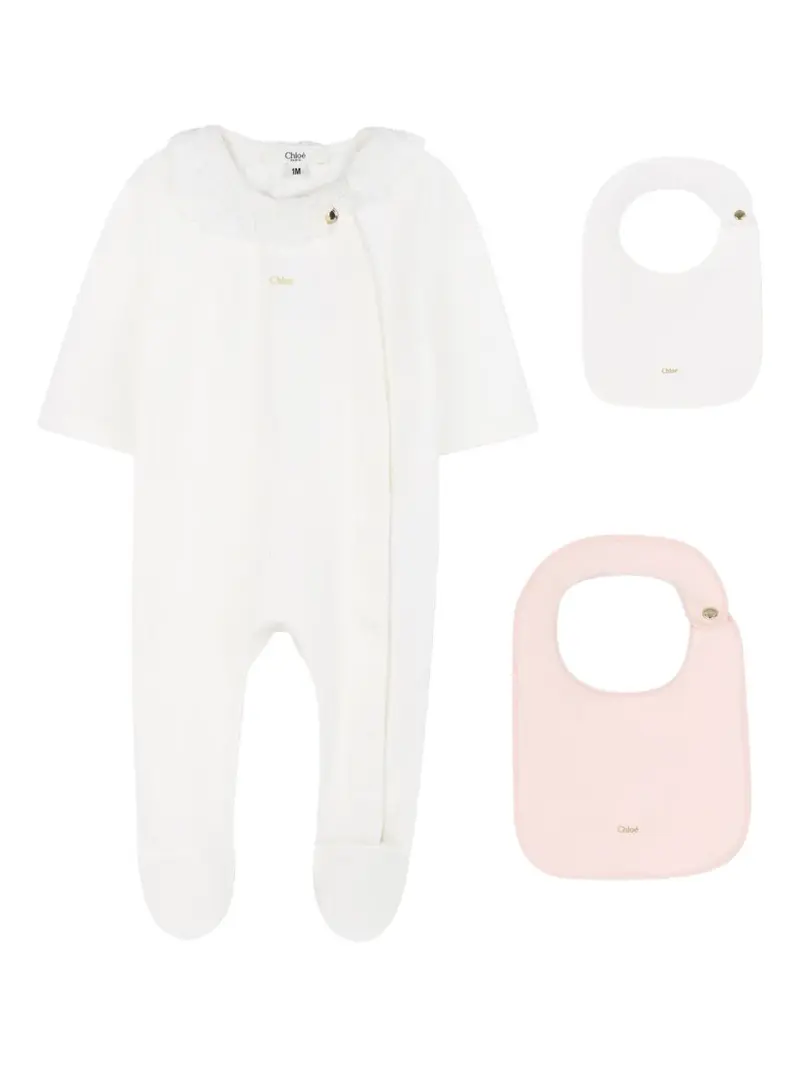 Pigiama bianco per neonata