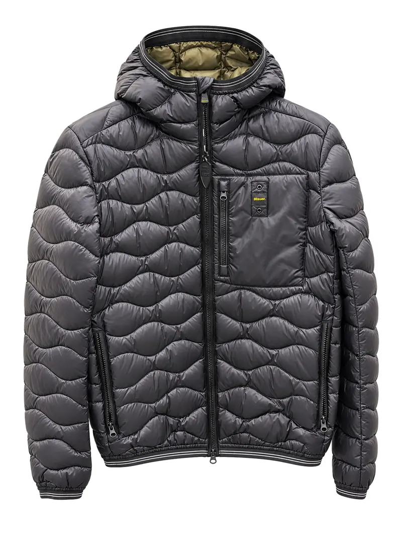 Piumino Blauer Brinton Junior - Nero/Oliva