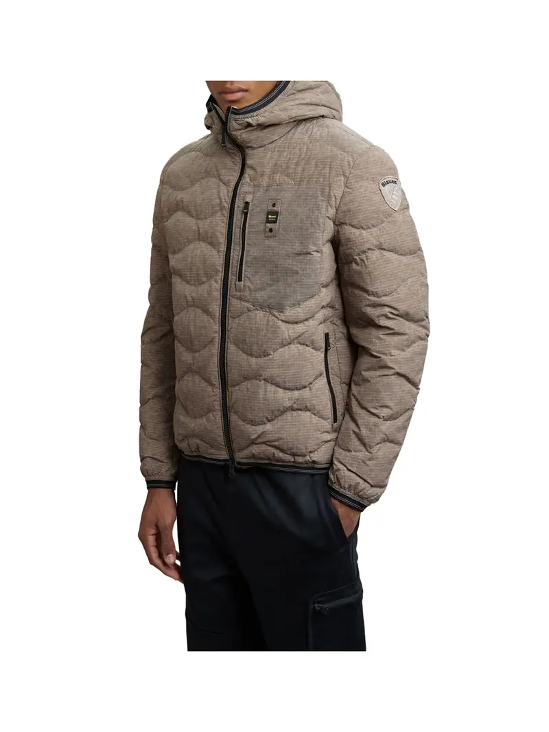 Piumino Blauer Wax Ad Onde Wave Lontra