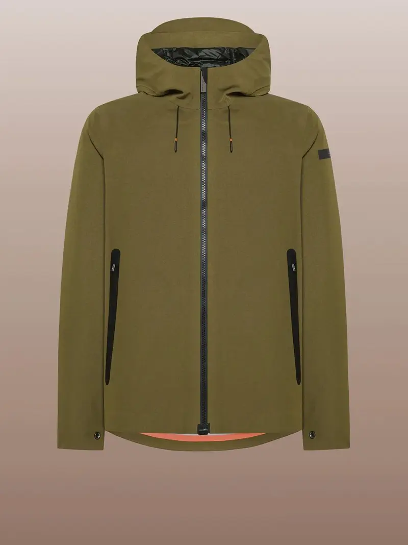 piumino con cappuccio exerope floaking storm
