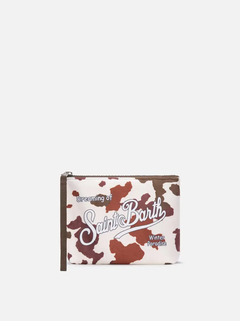 Pochette Aline con stampa mucca