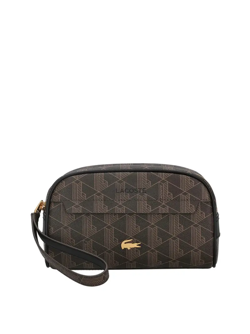 Pochette Lacoste Toilet Kit Marrone