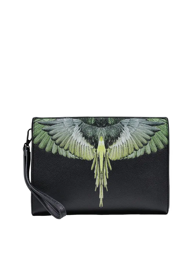 Pochette Marcelo Burlon - Nero/Giallo