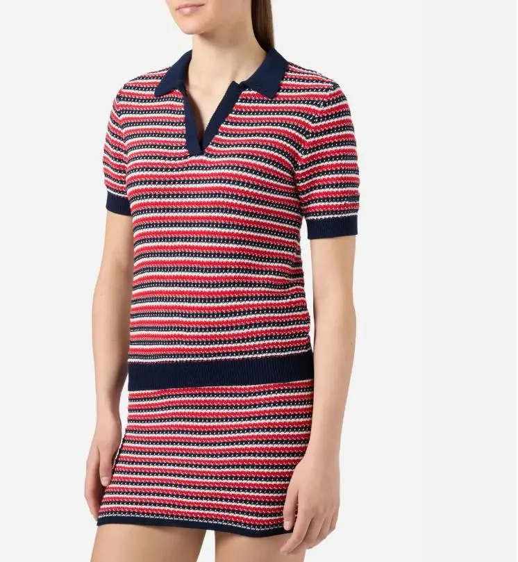 Polo Caddy Ridge in maglia di cotone a righe
