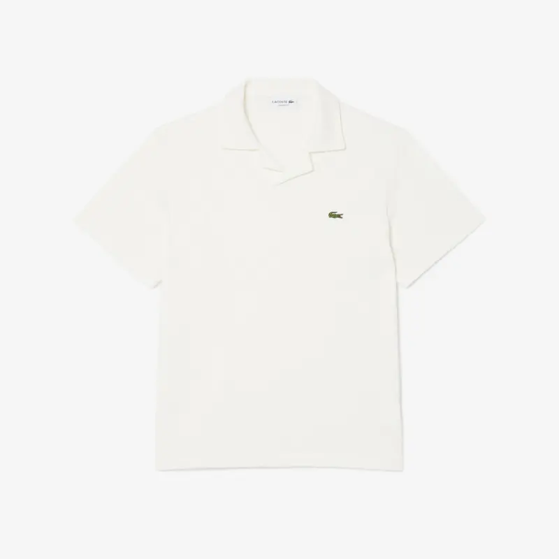Polo classic fit in cotone-lino