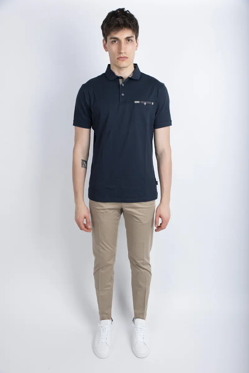 Polo Corpatch navy Barbour
