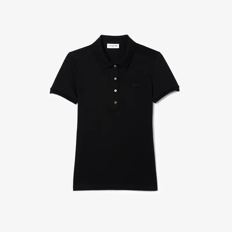 Polo da donna in piqué di cotone stretch Lacoste slim fit