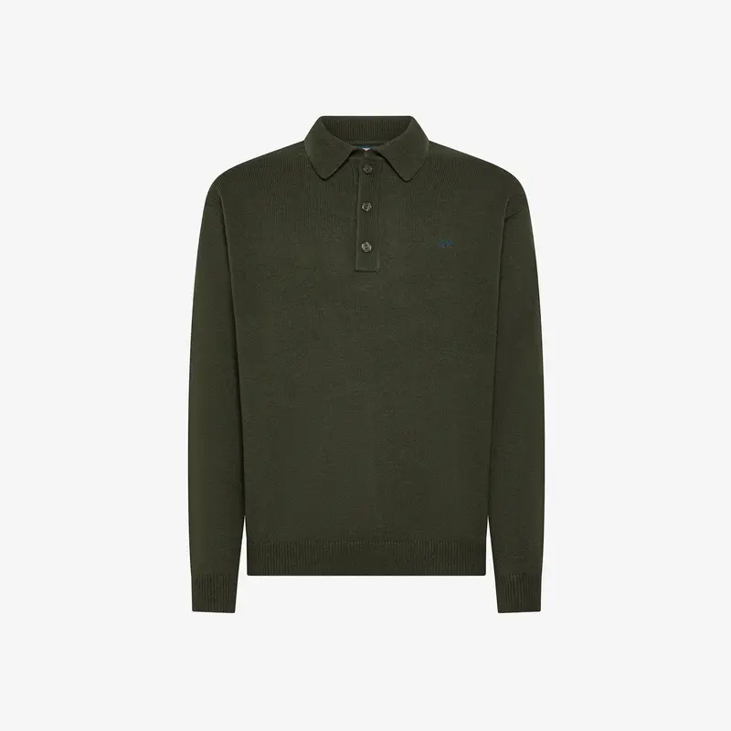 Polo in lana e cashmere
