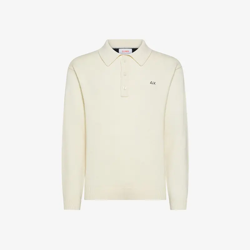 Polo in lana e cashmere