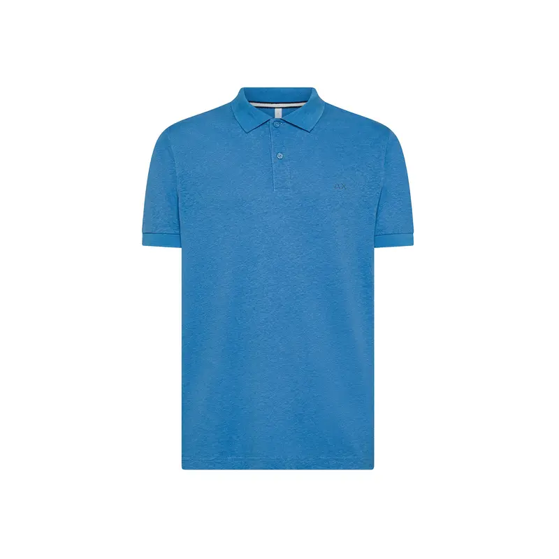Polo in lino e cotone