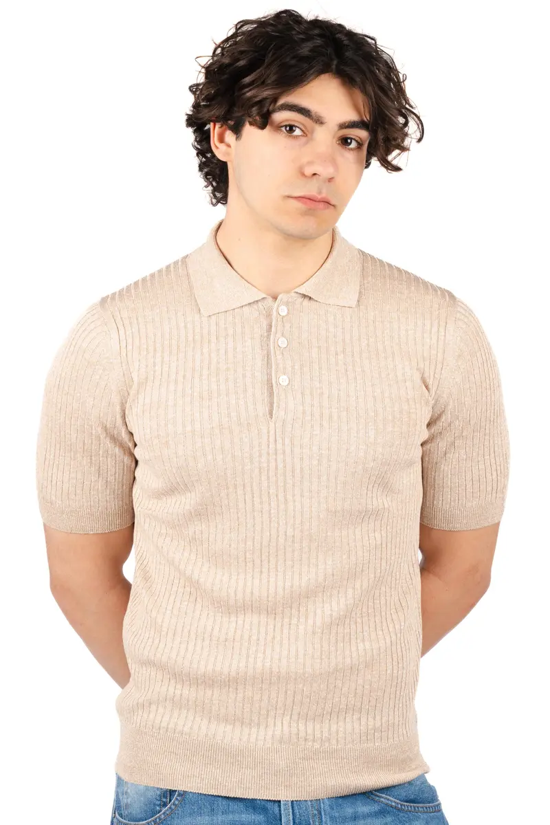 Polo in maglia di cotone