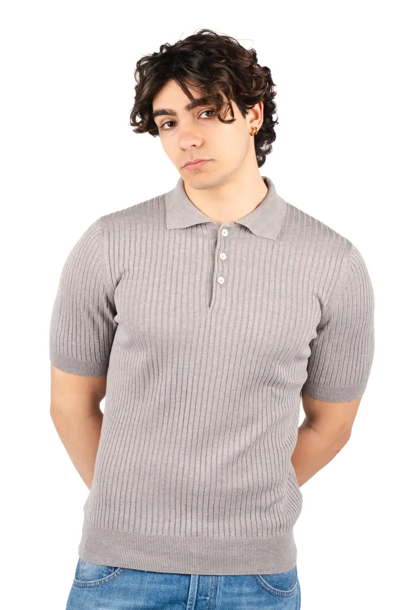 Polo in maglia di cotone