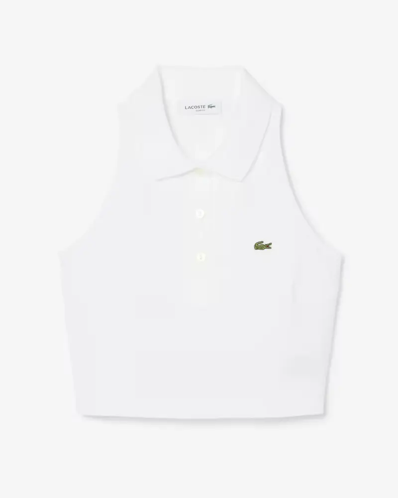 Polo in piqué senza maniche