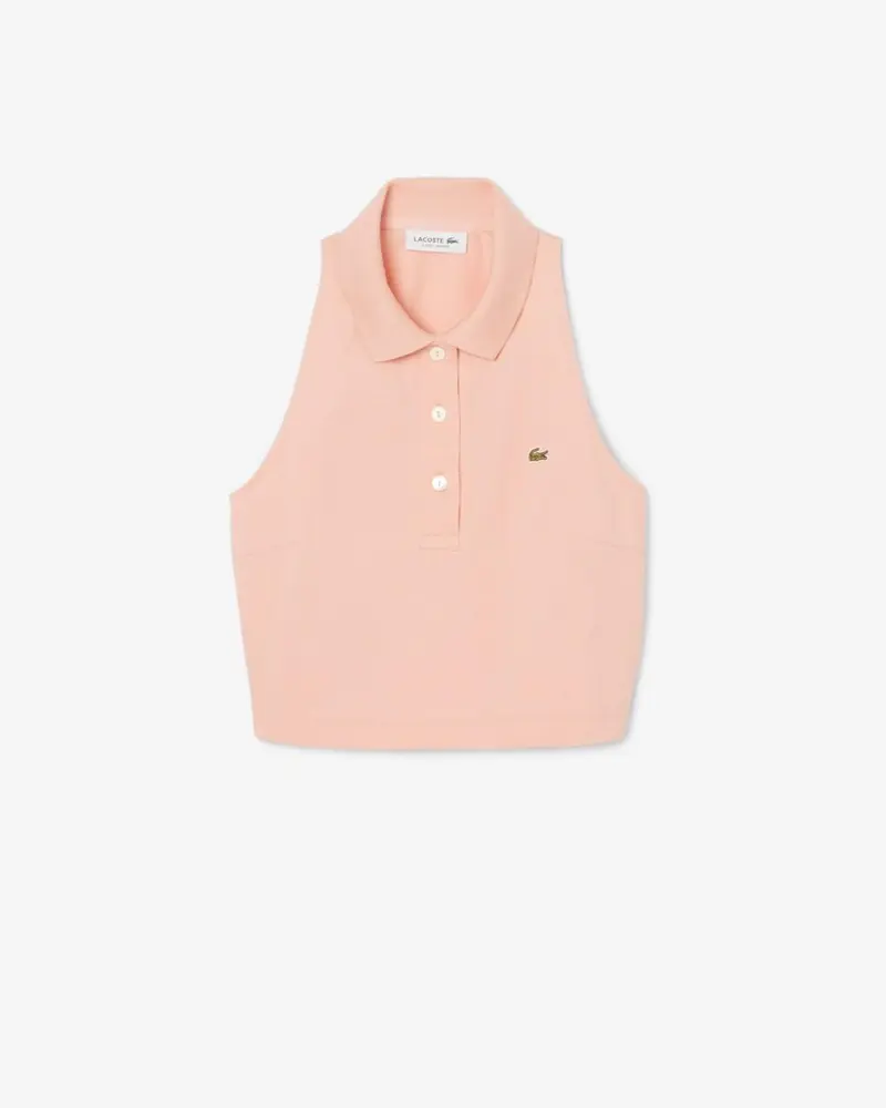 Polo in piqué senza maniche