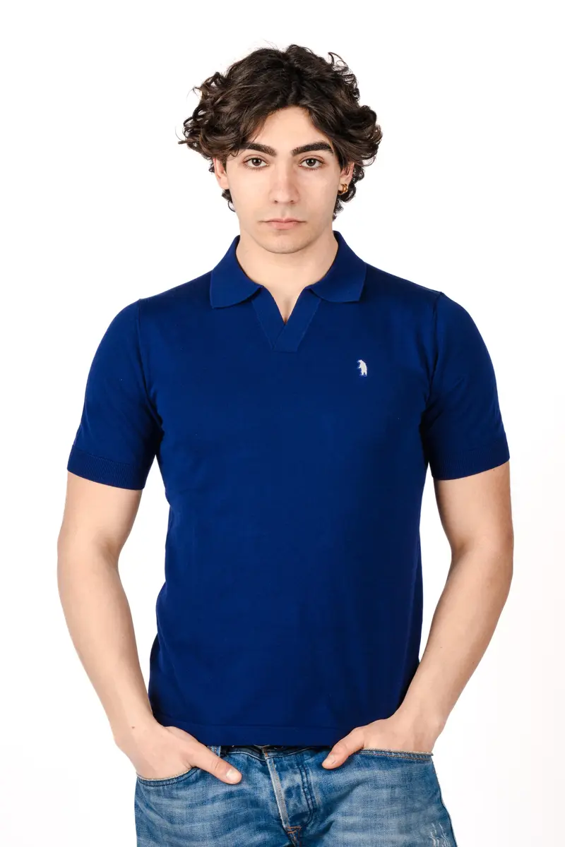 Polo knit v neck
