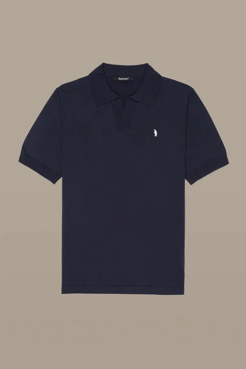Polo knit v neck
