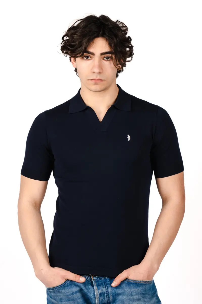 Polo knit v neck
