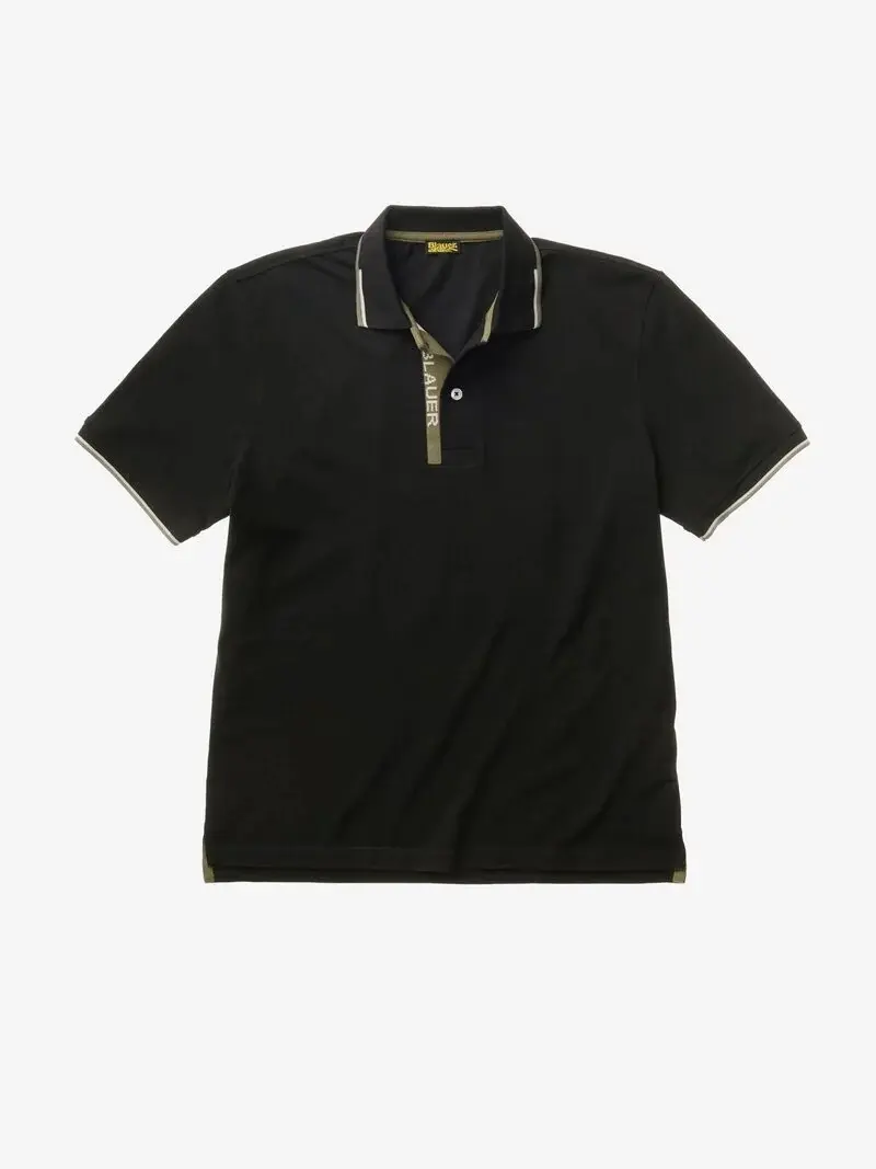 Polo parkson con logo a doppia riga