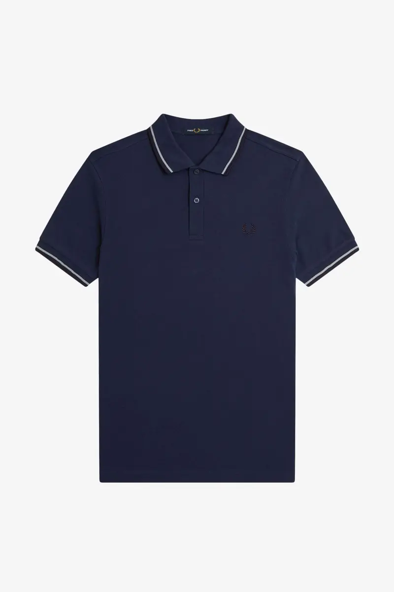 Polo pique' con doppia riga