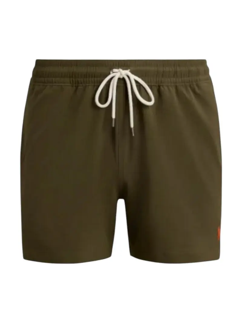 POLO RALPH LAUREN Costume da bagno Uomo WOVEN-TRUNK-SWIM BOTTOM 710B16721 008 CANOPY OLIVE