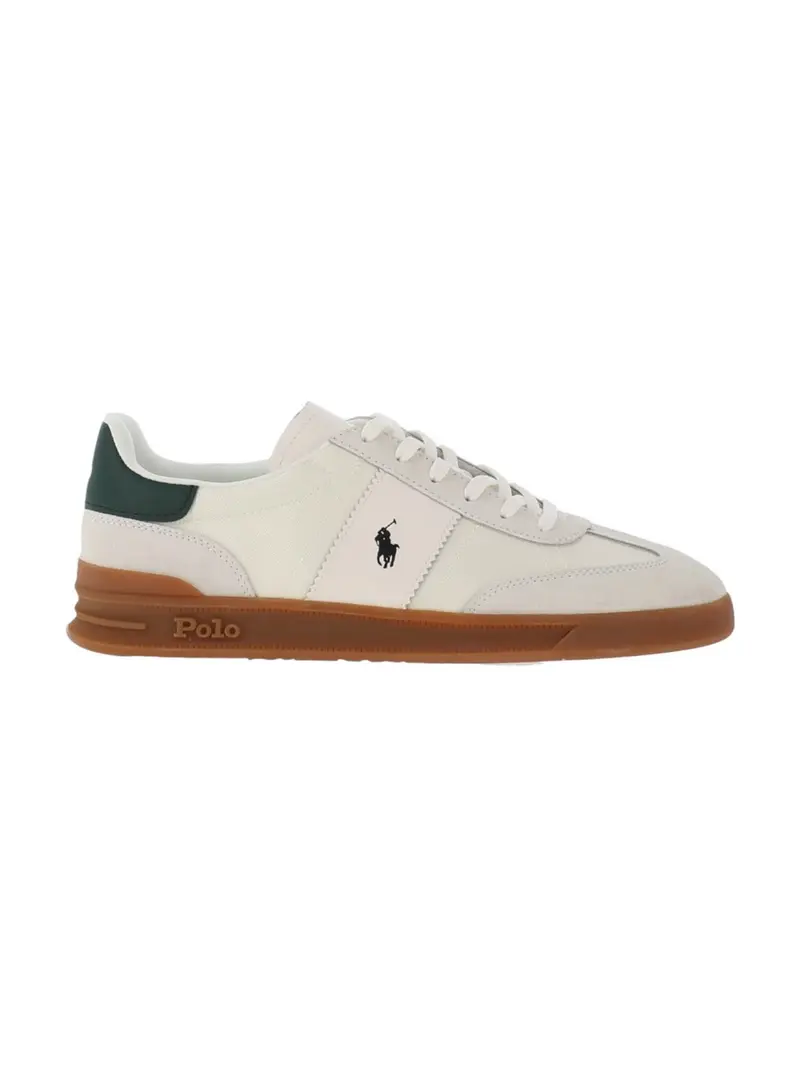 POLO RALPH LAUREN Sneaker Uomo 809P09761 001 BIANCO/COLLEGE GREEN