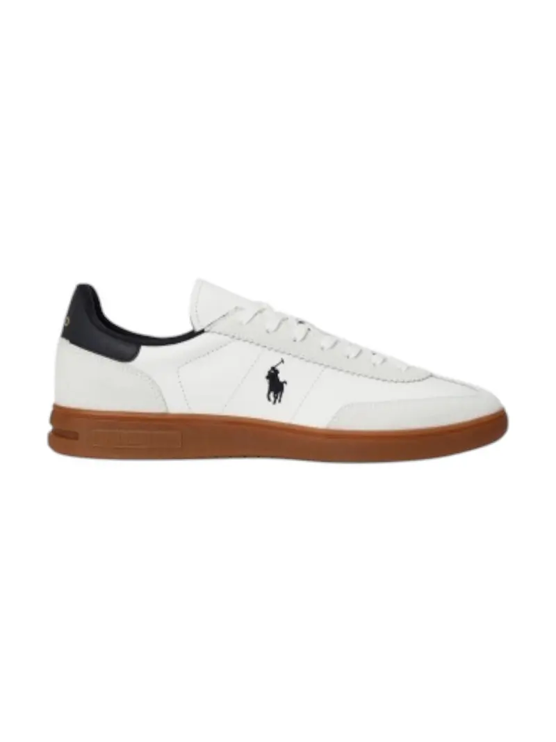 POLO RALPH LAUREN Sneaker Uomo BEDFORD PP-SNEAKERS-LOW TOP LACE 809961181 001 Bianco