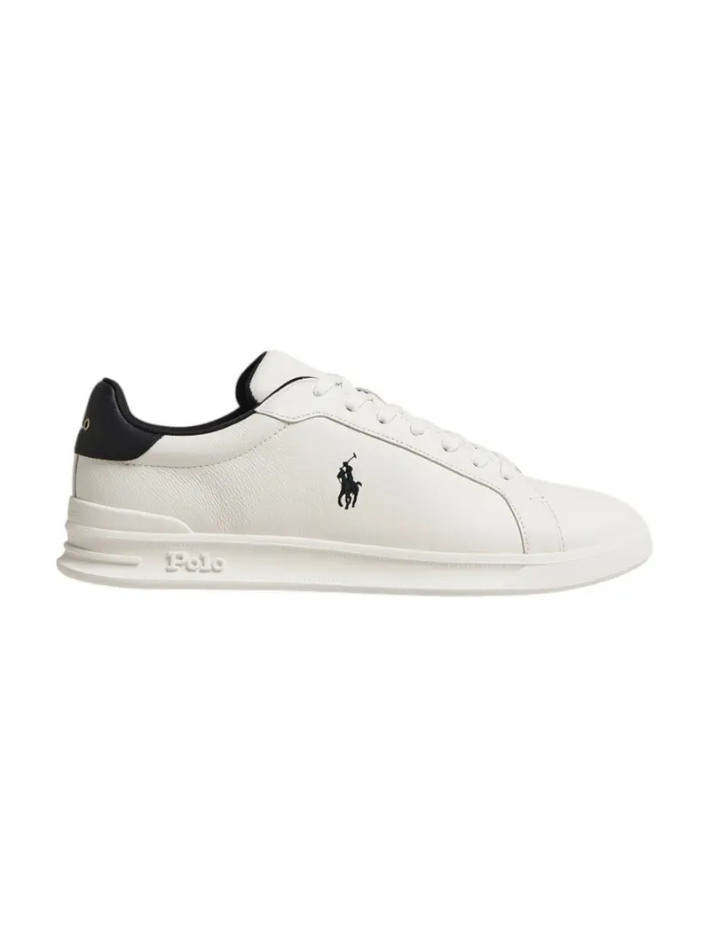 POLO RALPH LAUREN Sneaker Uomo HRT CRT II 809968172 004 WHITE/BLACK