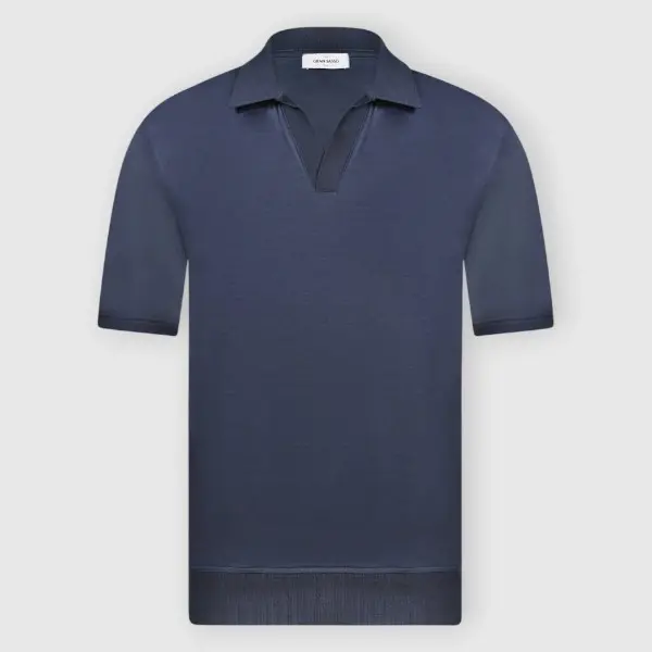 Polo skipper jersey in filo di scozia