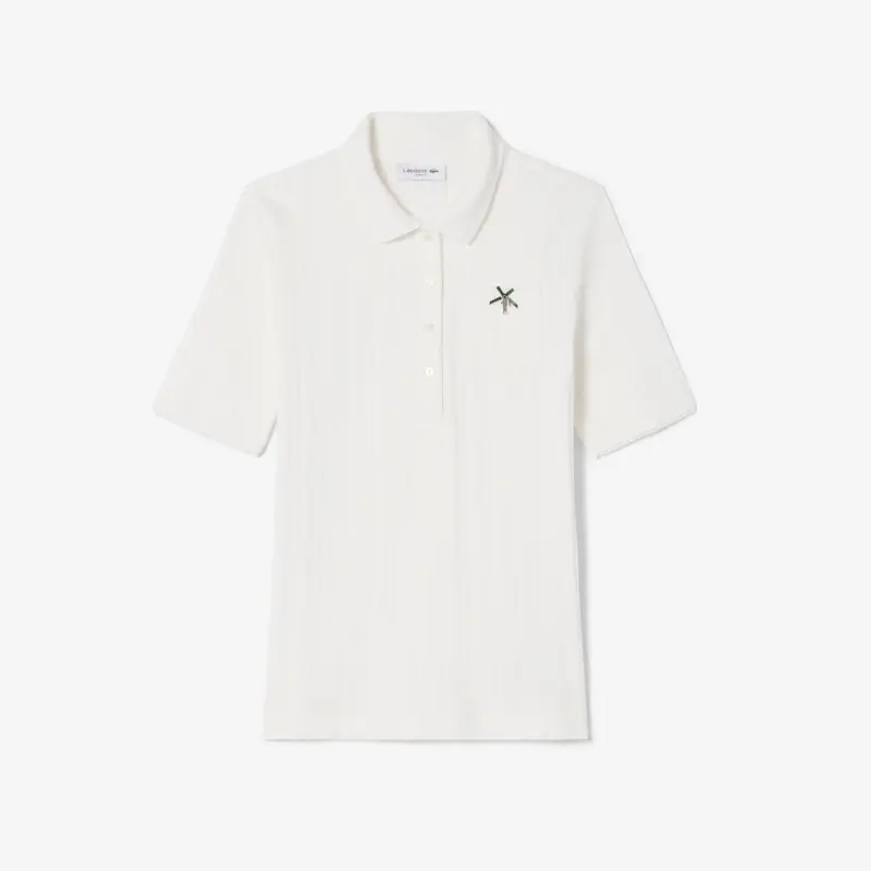 Polo slim fit pointelle brandizzata L.12