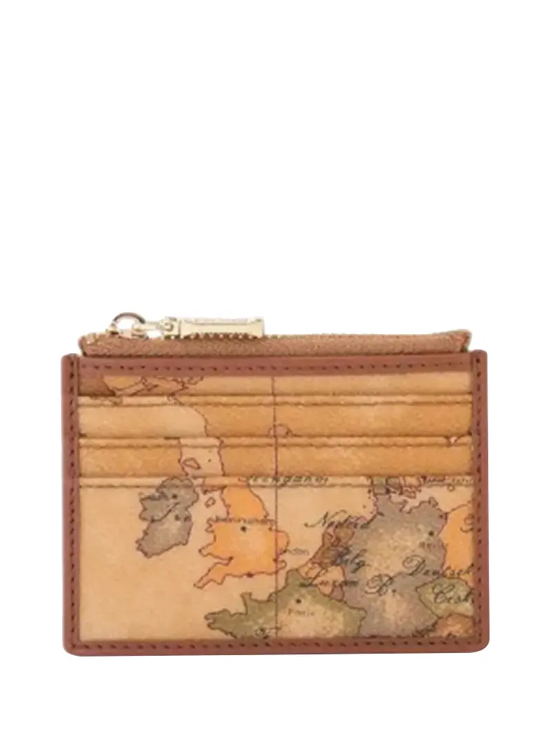 Porta Carte/Monete Con Zip Alviero Martini - Naturale