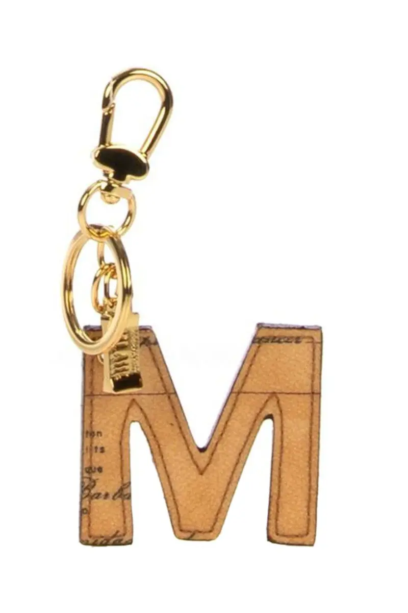 Portachiavi Geo Classic Lettera M Naturale