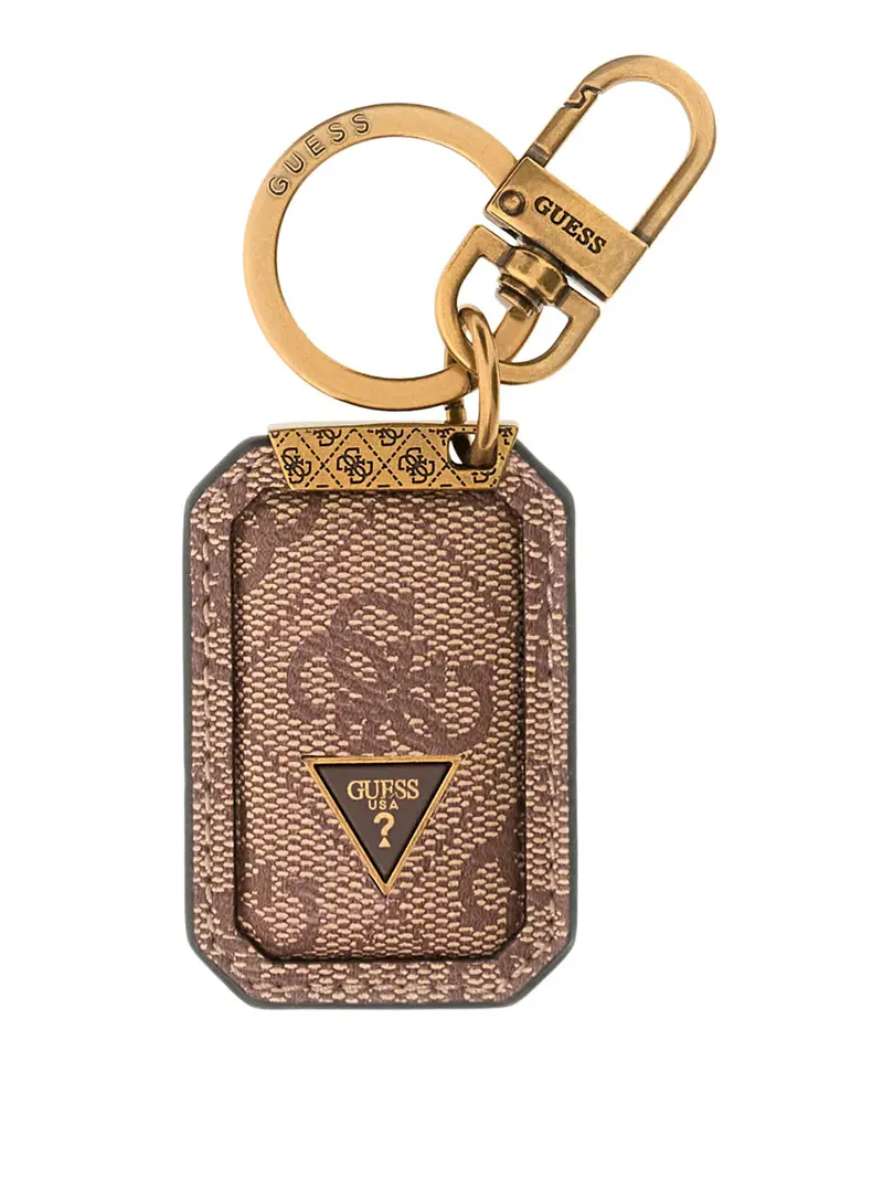 Portachiavi Guess Plate Beige