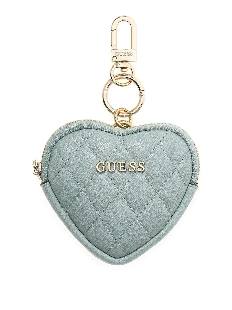 Portachiavi Heart Pouch Keychain Guess - Azzurro
