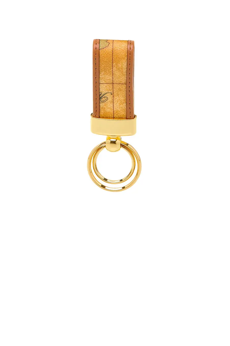 Portachiavi Unisex Anello Stampa Geo Natuale