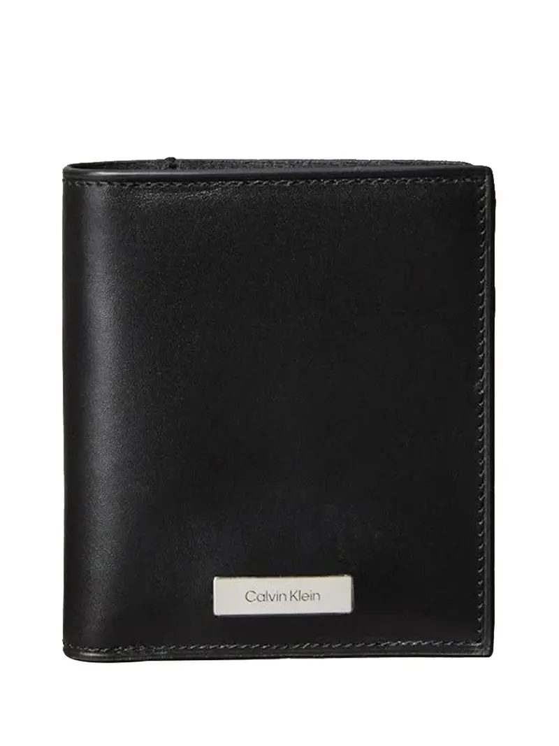 Portafoglio Calvin Klein Con Placca - Nero