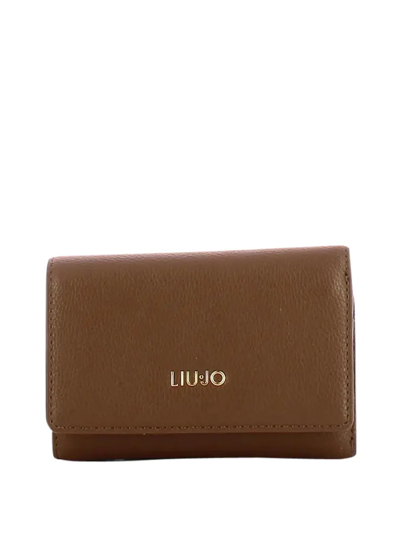 Portafoglio Con Zip liu Jo - Marrone Scuro
