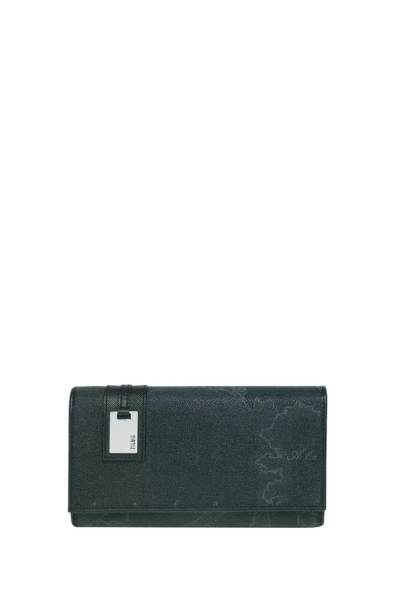 Portafoglio Donna Geo Black Grande Nero
