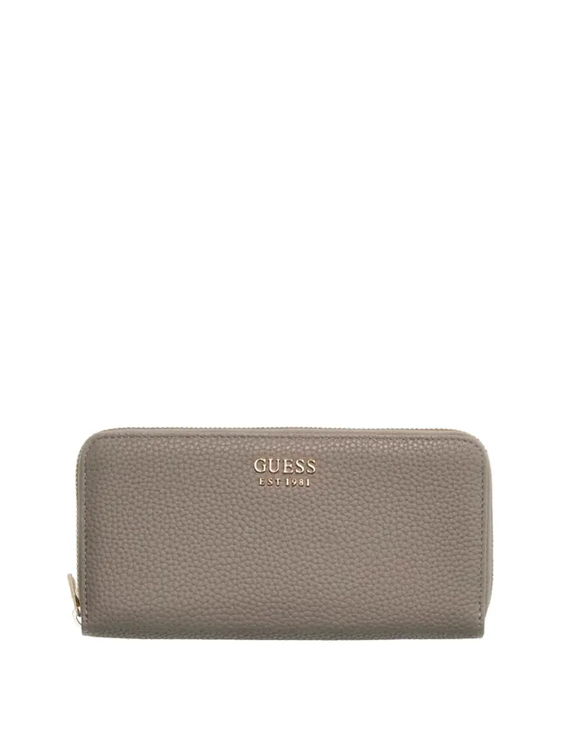 Portafoglio Guess Brenton Slg Lrg Zip Around - Grigio