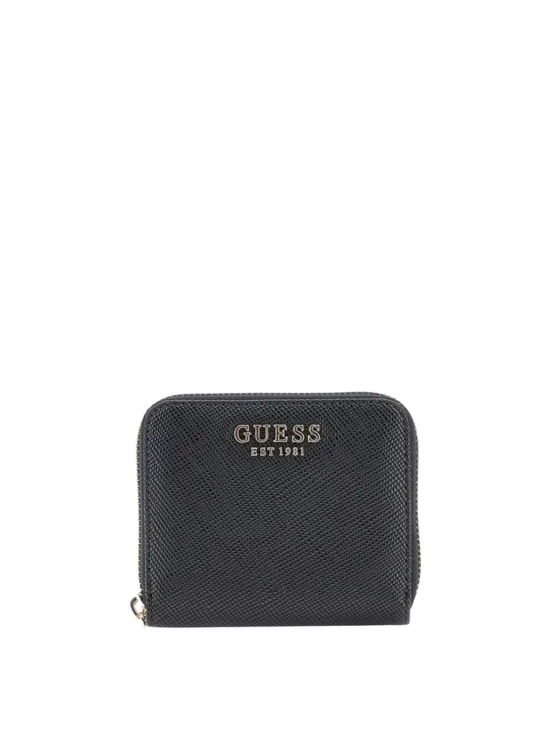 Portafoglio Guess Laurel Ii Slg Small Zip Around - Nero