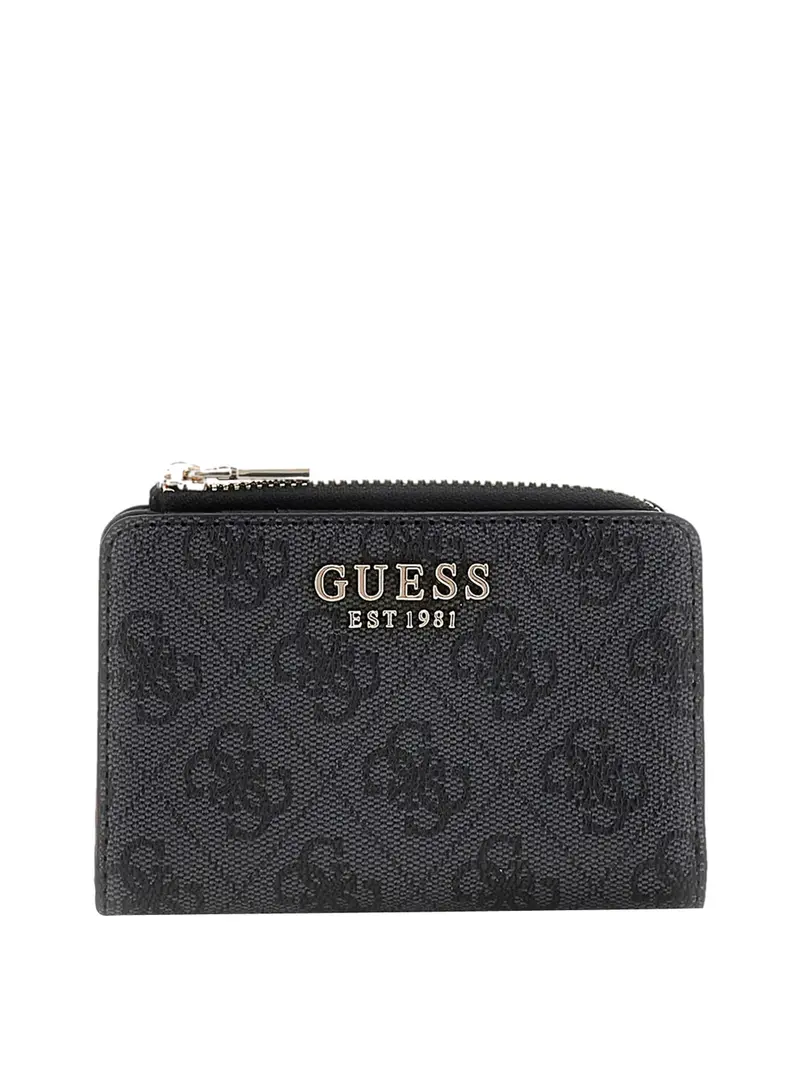 Portafoglio Laurel 4Logo Guess - Nero