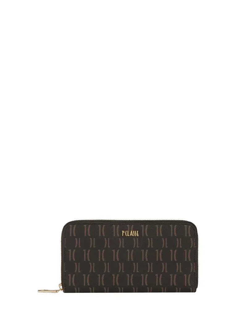 Portafoglio Monogram In Pelle Moro
