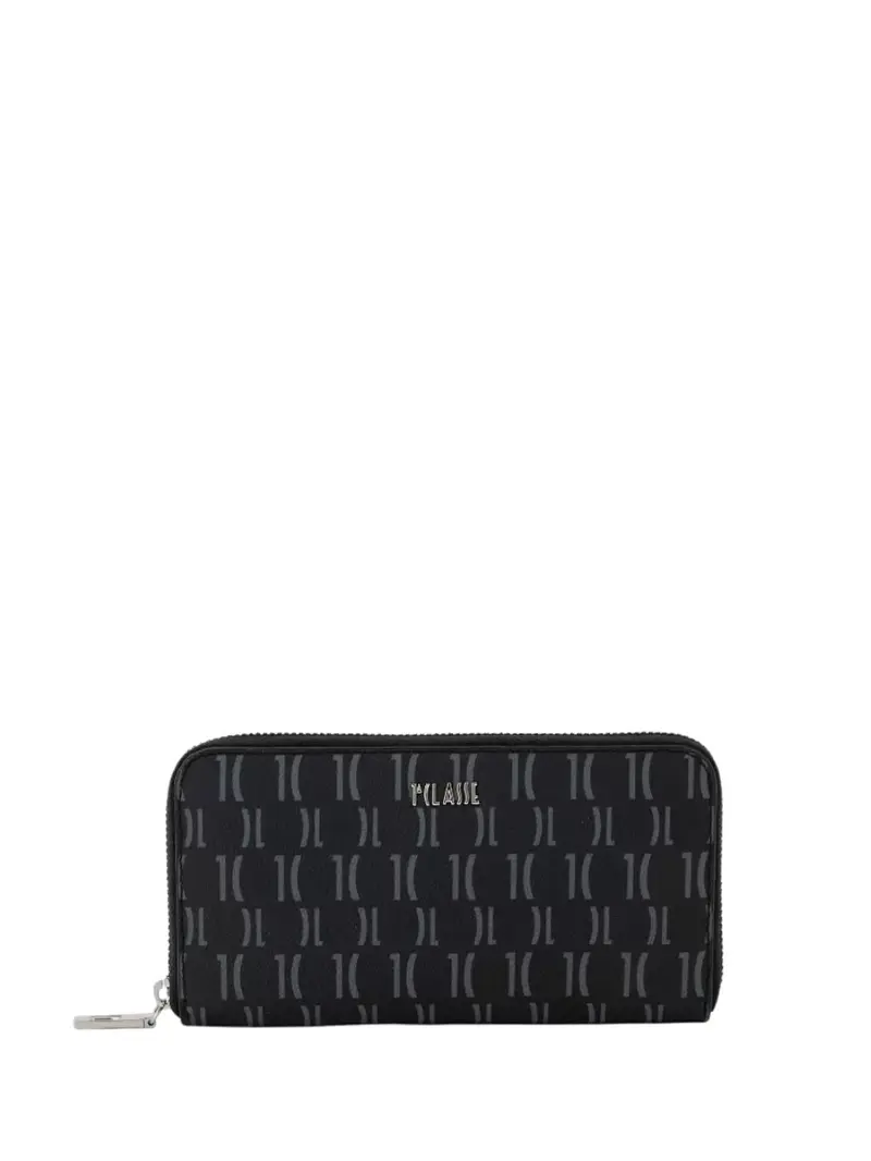 Portafoglio Monogram In Pelle Nero