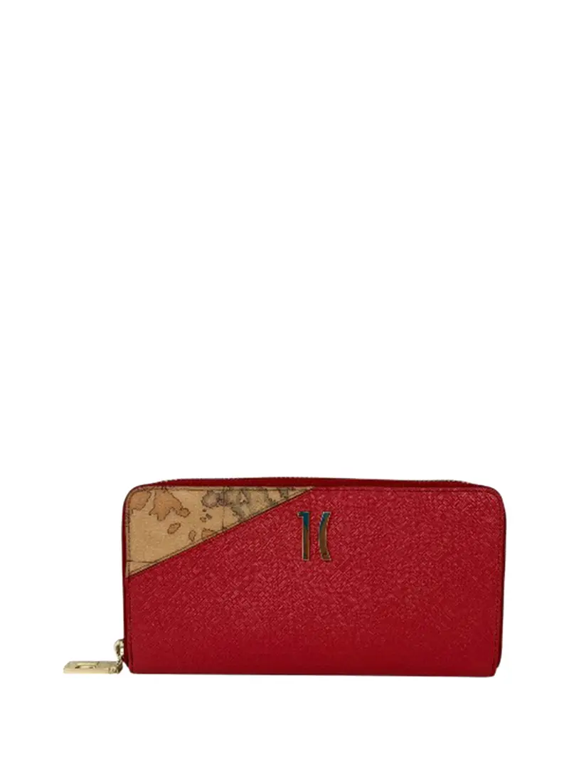 Portafoglio Prima Classe Pearl City zip around Rosso