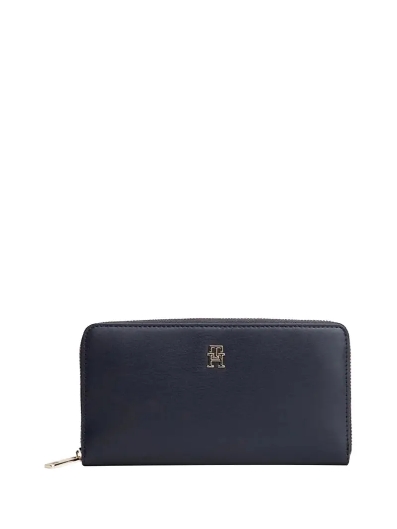 Portafoglio Tommy Hilfiger Icon Con Zip - Blu