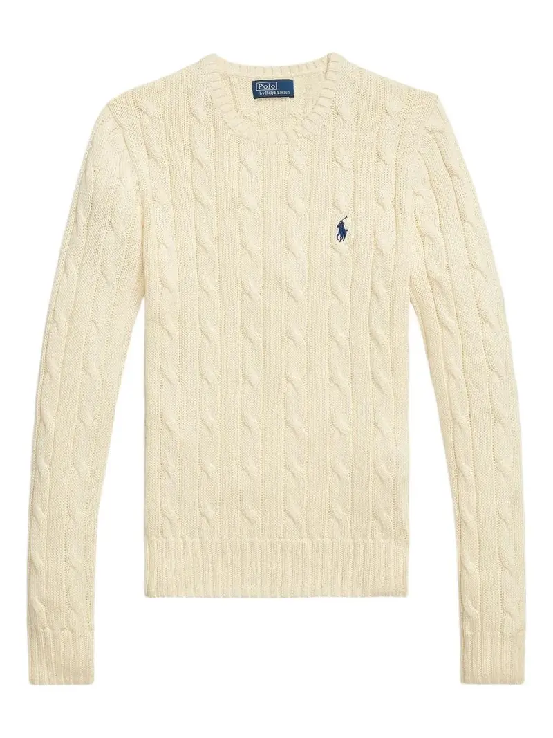 Pullover con ricamo logo