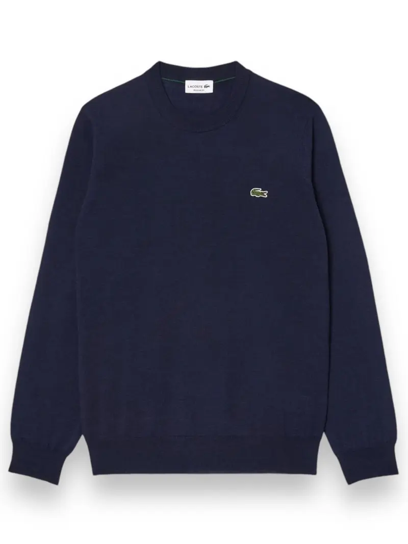 Pullover girocollo con coccodrillo