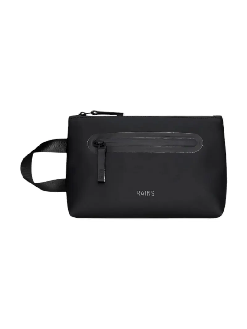 RAINS Borsa Unisex adulto Cosmetic Bag Zip - 16250 01 Black