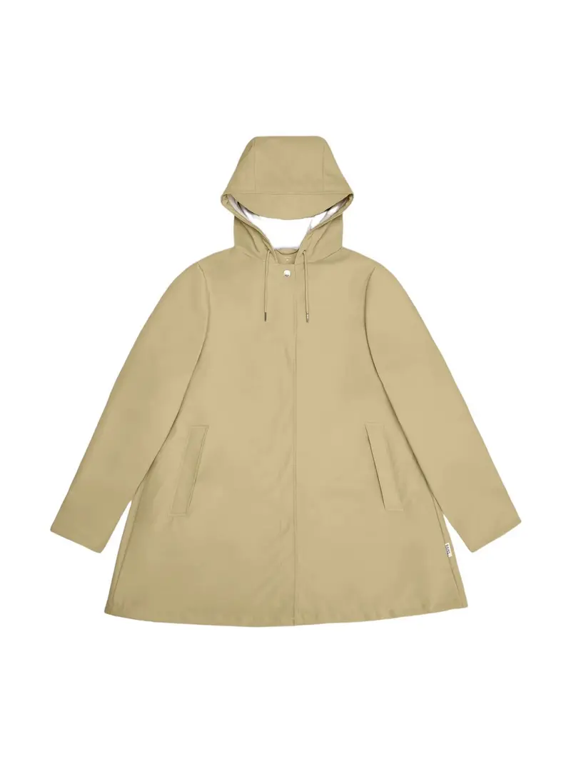 RAINS Giubbino Donna A-line W Jacket W3 18050 24 Sand Beige
