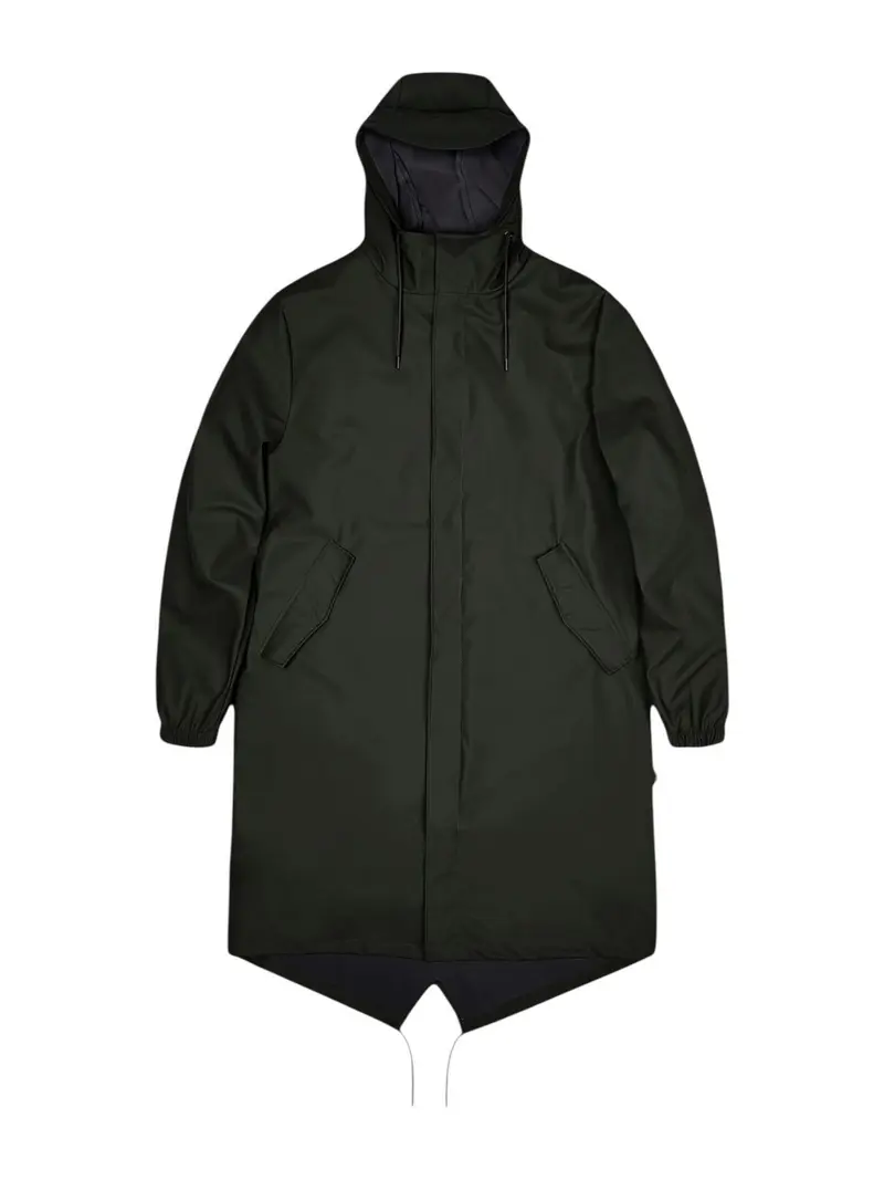 RAINS Giubbino Unisex adulto Fishtail Parka W3 18140 03 Green GREEN