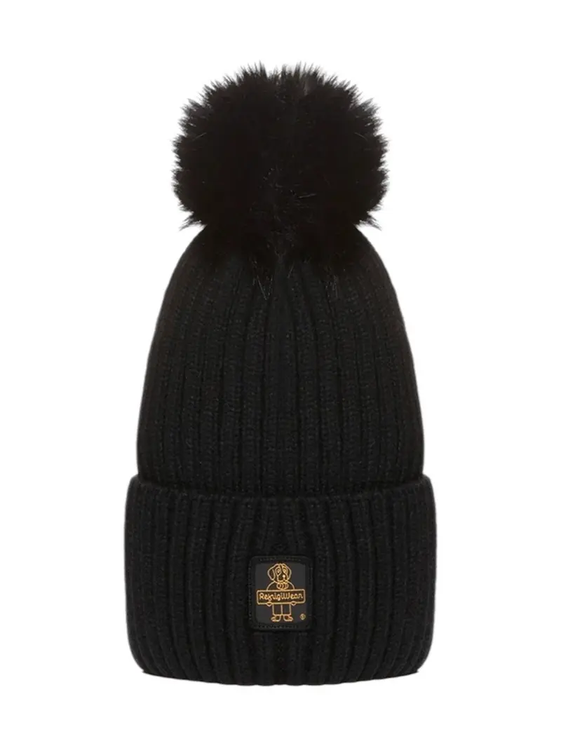 REFRIGIWEAR Cappello Unisex adulto ECOFUR CARVIN HAT BLACK - B81518 MA9083 G06000
